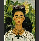 Frida Kahlo Self Portrait 1-1940 painting